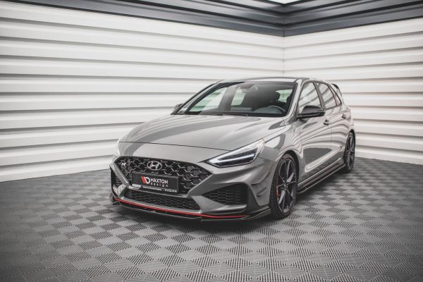 Hyundai I30 N / I30 N-line Hatchback/fastback Mk3 (facelift) - Lâmina frontal V.2 | HY-I30-3F-N-FD2G | Produto Maxton Design distribuído por Unicartuning.