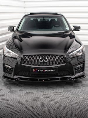 Infiniti Q50 S Mk1 - Lâmina frontal V.2 | IN-Q50S-1-FD2G | Produto Maxton Design distribuído por Unicartuning.