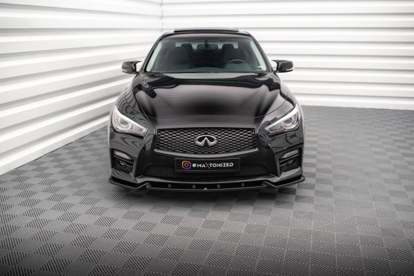 Infiniti Q50 S Mk1 - Lâmina frontal V.2 | IN-Q50S-1-FD2G | Produto Maxton Design distribuído por Unicartuning. Infiniti Q50 S Mk1 - Lâmina frontal V.2 | IN-Q50S-1-FD2G | Produto Maxton Design distribuído por Unicartuning.