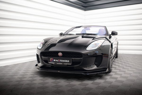 Jaguar F-type Mk1 (facelift) - Lâmina frontal V.2 | JA-F-TYPE-1F-FD2G | Produto Maxton Design distribuído por Unicartuning. Jaguar F-type Mk1 (facelift) - Lâmina frontal V.2 | JA-F-TYPE-1F-FD2G | Produto Maxton Design distribuído por Unicartuning.