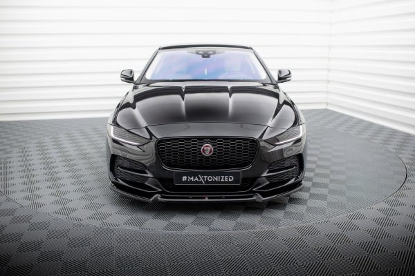Jaguar Xe R-dynamic X760 (facelift) - Lâmina frontal V.2 | JA-XE-1F-FD2G | Produto Maxton Design distribuído por Unicartuning.