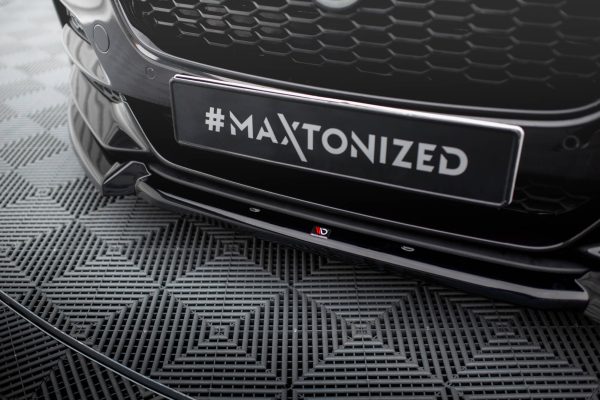 Jaguar Xe R-dynamic X760 (facelift) - Lâmina frontal V.2 | JA-XE-1F-FD2G | Produto Maxton Design distribuído por Unicartuning.