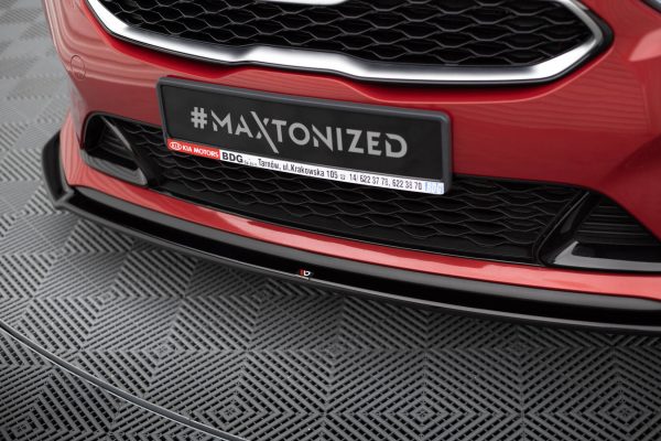 Kia Ceed GT / GT-line Mk3 / Proceed Mk1 - Lâmina frontal V.2 | KI-CE-3-PRO-GT-FD2G | Produto Maxton Design distribuído por Unicartuning.