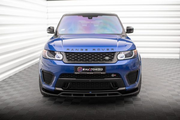 Land Rover Range Rover Sport Svr Mk2 - Lâmina frontal V.2 | LR-RR-SPORT-2-SVR-FD2G+FD2RG | Produto Maxton Design distribuído por Unicartuning. Land Rover Range Rover Sport Svr Mk2 - Lâmina frontal V.2 | LR-RR-SPORT-2-SVR-FD2G+FD2RG | Produto Maxton Design distribuído por Unicartuning.