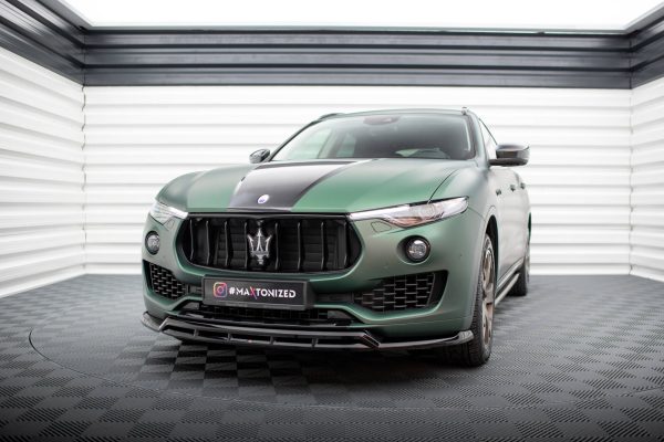 Maserati Levante GT Mk1 (facelift) - Lâmina frontal V.2 | MS-LE-1-FD2G+FD2RG | Produto Maxton Design distribuído por Unicartuning. Maserati Levante GT Mk1 (facelift) - Lâmina frontal V.2 | MS-LE-1-FD2G+FD2RG | Produto Maxton Design distribuído por Unicartuning.