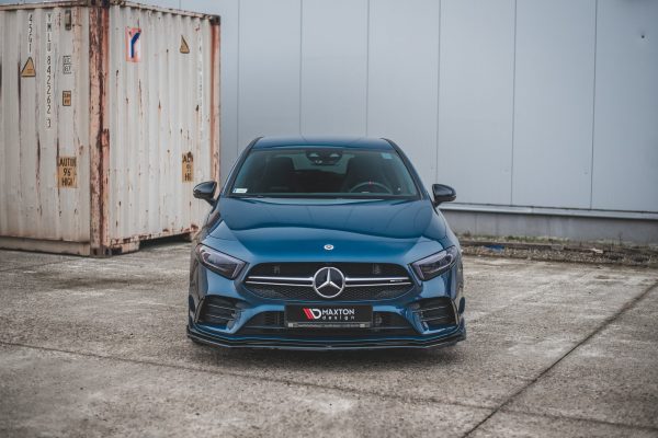 Mercedes-Benz A35 AMG Aero W177 - Lâmina frontal V.2 | ME-A-177-35-FD2G | Produto Maxton Design distribuído por Unicartuning. Mercedes-Benz A35 AMG Aero W177 - Lâmina frontal V.2 | ME-A-177-35-FD2G | Produto Maxton Design distribuído por Unicartuning.