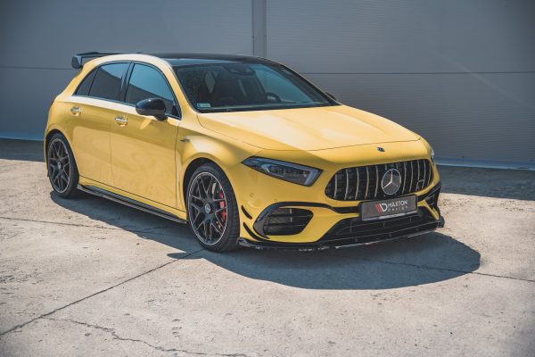 Mercedes-AMG A45 S Aero Pack W177 - Lâmina frontal V.2 | ME-A-177-45-FD2G | Produto Maxton Design distribuído por Unicartuning.