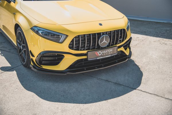 Mercedes-AMG A45 S Aero Pack W177 - Lâmina frontal V.2 | ME-A-177-45-FD2G | Produto Maxton Design distribuído por Unicartuning.