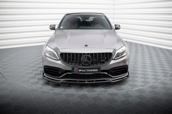Mercedes-AMG C63 Sedan / Estate W205 (facelift) - Lâmina frontal V.2 | ME-C-205F-63-FD2G | Produto Maxton Design distribuído por Unicartuning.