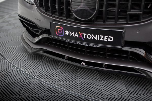 Mercedes-AMG C63 Sedan / Estate W205 (facelift) - Lâmina frontal V.2 | ME-C-205F-63-FD2G | Produto Maxton Design distribuído por Unicartuning.