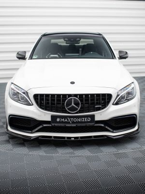 Mercedes-AMG C63 Sedan / Estate W205 / S205 - Lâmina frontal V.2 | ME-C-205-63-FD1G | Produto Maxton Design distribuído por Unicartuning.