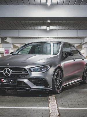 Mercedes-AMG CLA 45 Aero C118 - Lâmina frontal V.2 | ME-CLA-118-35AMG-FD2G | Produto Maxton Design distribuído por Unicartuning.
