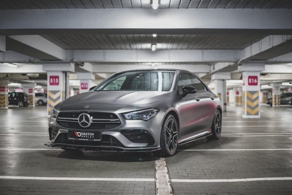 Mercedes-AMG CLA 45 Aero C118 - Lâmina frontal V.2 | ME-CLA-118-35AMG-FD2G | Produto Maxton Design distribuído por Unicartuning.