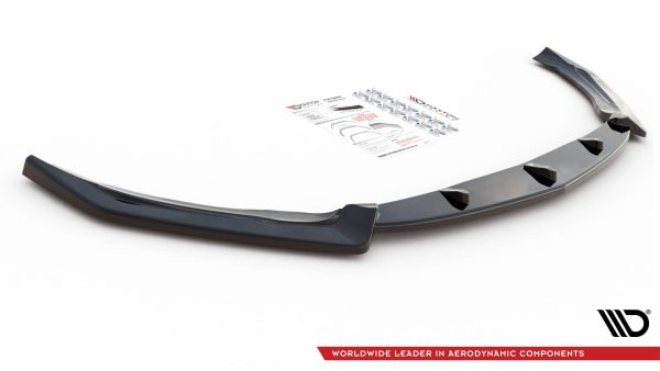Mercedes-AMG CLA 45 Aero C118 - Lâmina frontal V.2 | ME-CLA-118-45AMG-FD2G | Produto Maxton Design distribuído por Unicartuning.
