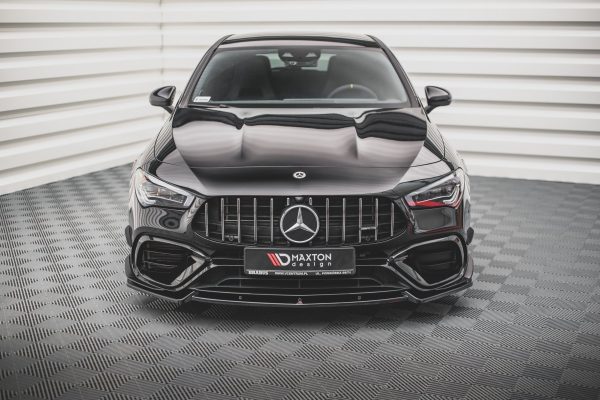 Mercedes-AMG CLA 45 Aero C118 - Lâmina frontal V.2 | ME-CLA-118-45AMG-FD2G | Produto Maxton Design distribuído por Unicartuning.