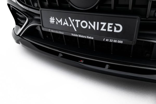 Mercedes-AMG CLE 53 / AMG-line C236 - Lâmina frontal V.2 | ME-CLE-236-53-AMG-FD2G | Produto Maxton Design distribuído por Unicartuning.