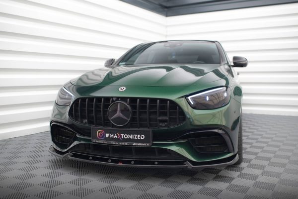 Mercedes-AMG E63 W213 (facelift) - Lâmina frontal V.2 | ME-E-213F-63-FD2G | Produto Maxton Design distribuído por Unicartuning.