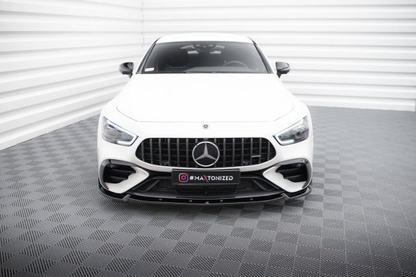 Mercedes-AMG GT 43 4 Door Coupé V8 Styling Package - Lâmina frontal V.2 | ME-GT-4D-43-V8-FD2G | Produto Maxton Design distribuído por Unicartuning.