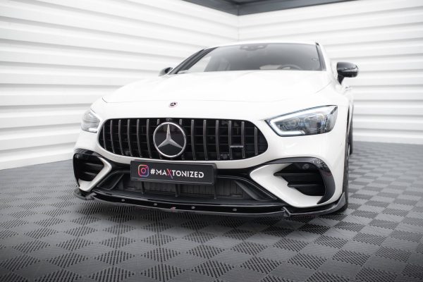 Mercedes-AMG GT 43 4 Door Coupé V8 Styling Package - Lâmina frontal V.2 | ME-GT-4D-43-V8-FD2G | Produto Maxton Design distribuído por Unicartuning.
