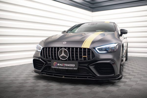 Mercedes-AMG GT 63s 4-portas Coupé Aero - Lâmina frontal V.2 | ME-GT-4D-AMG-FD2G | Produto Maxton Design distribuído por Unicartuning. Mercedes-AMG GT 63s 4-portas Coupé Aero - Lâmina frontal V.2 | ME-GT-4D-AMG-FD2G | Produto Maxton Design distribuído por Unicartuning.