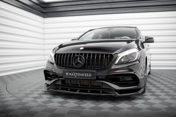 Mercedes-Benz Classe A AMG-line W176 Facelif - Lâmina frontal V.2 | ME-A-176F-AMGLINE-FD2G | Produto Maxton Design distribuído por Unicartuning. Mercedes-Benz Classe A AMG-line W176 Facelif - Lâmina frontal V.2 | ME-A-176F-AMGLINE-FD2G | Produto Maxton Design distribuído por Unicartuning.