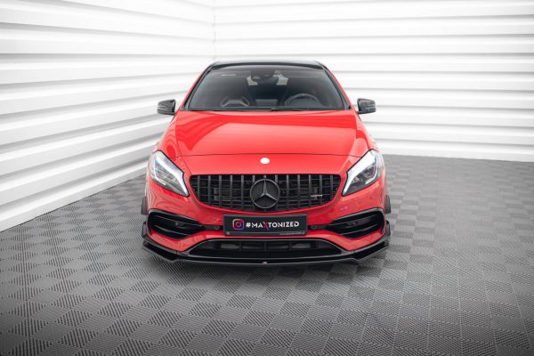 Mercedes-Benz Classe A W176 AMG (facelift) - Lâmina frontal V.2 | ME-A-176F-AMG-AERO-FD2G | Produto Maxton Design distribuído por Unicartuning. Mercedes-Benz Classe A W176 AMG (facelift) - Lâmina frontal V.2 | ME-A-176F-AMG-AERO-FD2G | Produto Maxton Design distribuído por Unicartuning.