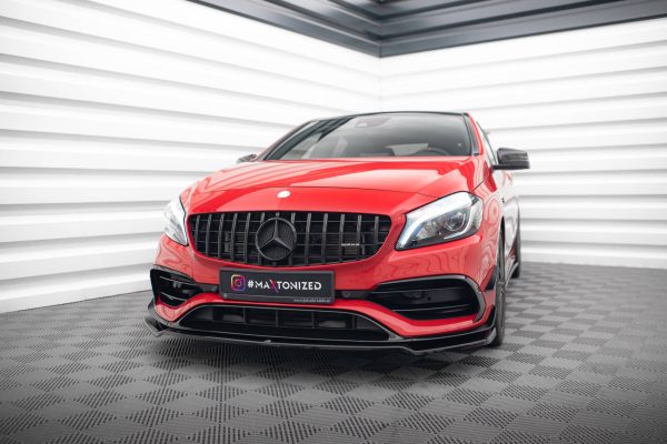 Mercedes-Benz Classe A W176 AMG (facelift) - Lâmina frontal V.2 | ME-A-176F-AMG-AERO-FD2G | Produto Maxton Design distribuído por Unicartuning. Mercedes-Benz Classe A W176 AMG (facelift) - Lâmina frontal V.2 | ME-A-176F-AMG-AERO-FD2G | Produto Maxton Design distribuído por Unicartuning.