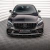 Mercedes-Benz C Coupé AMG-line C205 (facelift) - Lâmina frontal V.2 | ME-C-205F-AMGLINE-C-FD2G | Produto Maxton Design distribuído por Unicartuning.