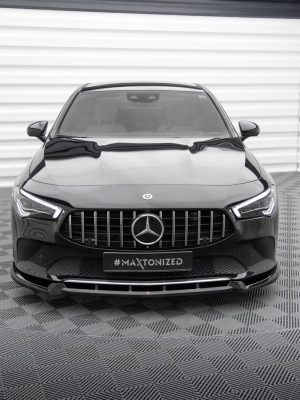 Mercedes-Benz CLA Coupé C118 - Lâmina frontal V.2 | ME-CLA-118-FD2G | Produto Maxton Design distribuído por Unicartuning.
