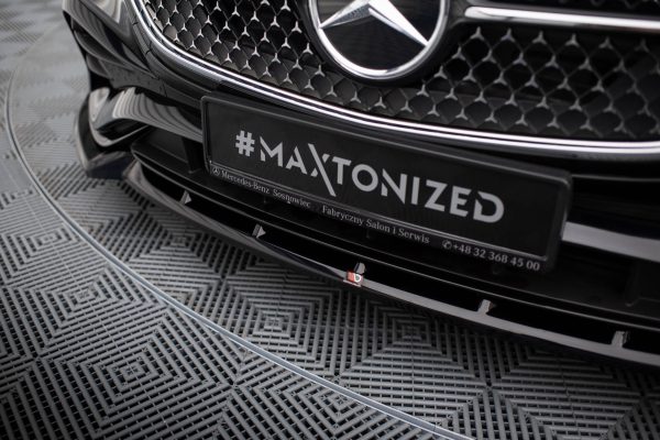 Mercedes-Benz E AMG-line W214 - Lâmina frontal V.2 | ME-E-214-AMGLINE-FD2G | Produto Maxton Design distribuído por Unicartuning.
