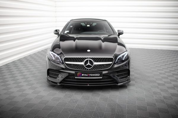 Mercedes-Benz E-class W213 Coupé (c238) / Cabriolet (a238) AMG-line - Lâmina frontal V.2 | ME-E-213-AMGLINE-C-FD2G | Produto Maxton Design distribuído por Unicartuning.