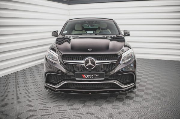 Mercedes-Benz GLE Coupé 43 AMG / AMG-line C292 - Lâmina frontal V.2 | ME-GLE-C292-AMG-FD2G | Produto Maxton Design distribuído por Unicartuning.