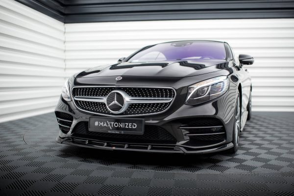 Mercedes-Benz S Coupé AMG-line C217 (facelift) - Lâmina frontal V.2 | ME-S-C217-AMGLINE-C-FD2G | Produto Maxton Design distribuído por Unicartuning. Mercedes-Benz S Coupé AMG-line C217 (facelift) - Lâmina frontal V.2 | ME-S-C217-AMGLINE-C-FD2G | Produto Maxton Design distribuído por Unicartuning.