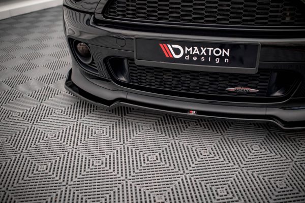 Mini Cooper John Cooper Works R56 - Lâmina frontal V.2 | MC-S-2-56-JCW-FD1G | Produto Maxton Design distribuído por Unicartuning.