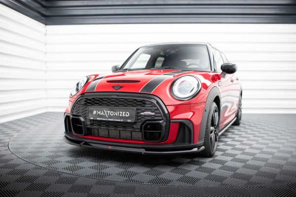 Mini Cooper S John Cooper Works F55 (facelift) - Lâmina frontal V.2 | MC-3F-56-JCW-5D-FD2G | Produto Maxton Design distribuído por Unicartuning.