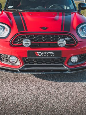 Mini Countryman Mk2 F60 JCW - Lâmina frontal V.2 | MC-CO-2-JCW-FD2G | Produto Maxton Design distribuído por Unicartuning.