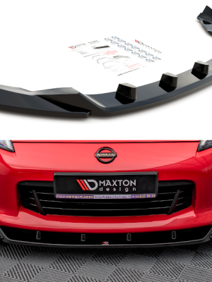 Nissan 370z (facelift) - Lâmina frontal V.2 | NI-370F-FD2G | Produto Maxton Design distribuído por Unicartuning. Nissan 370z (facelift) - Lâmina frontal V.2 | NI-370F-FD2G | Produto Maxton Design distribuído por Unicartuning.