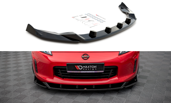 Nissan 370z (facelift) - Lâmina frontal V.2 | NI-370F-FD2G | Produto Maxton Design distribuído por Unicartuning. Nissan 370z (facelift) - Lâmina frontal V.2 | NI-370F-FD2G | Produto Maxton Design distribuído por Unicartuning.