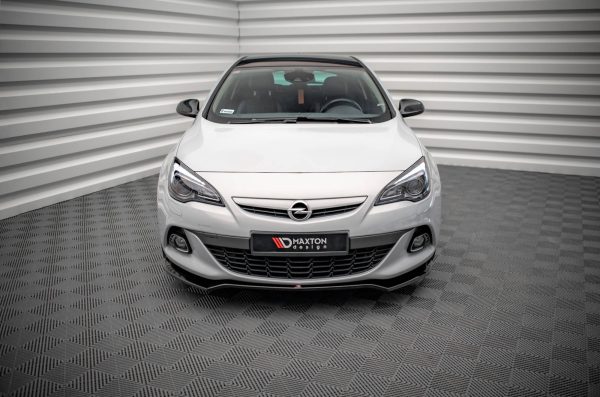 Opel Astra GTC OPC-line J (modelo 2 Saídas De Simples) - Lâmina frontal V.2 | OP-AS-J-GTC-OPCLINE-FD2G | Produto Maxton Design distribuído por Unicartuning.