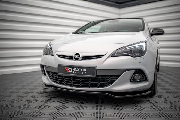 Opel Astra GTC OPC-line J (modelo 2 Saídas De Simples) - Lâmina frontal V.2 | OP-AS-J-GTC-OPCLINE-FD2G | Produto Maxton Design distribuído por Unicartuning.