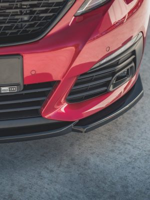Peugeot 308 GT Mk2 (facelift) - Lâmina frontal V.2 | PE-308-2F-GT-FD2G | Produto Maxton Design distribuído por Unicartuning.