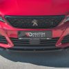 Peugeot 308 GT Mk2 (facelift) - Lâmina frontal V.2 | PE-308-2F-GT-FD2G | Produto Maxton Design distribuído por Unicartuning.