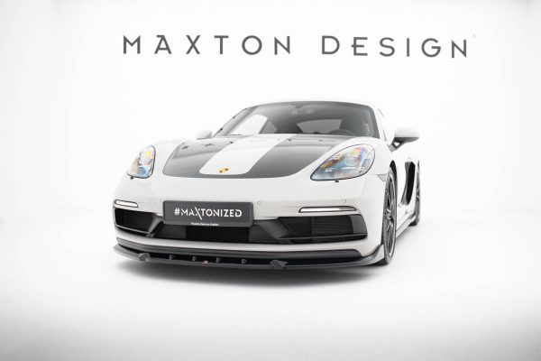Porsche 718 Cayman GTS 982c - Lâmina frontal V.2 | PO-CA-718-GTS-FD2G | Produto Maxton Design distribuído por Unicartuning. Porsche 718 Cayman GTS 982c - Lâmina frontal V.2 | PO-CA-718-GTS-FD2G | Produto Maxton Design distribuído por Unicartuning.