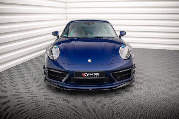 Porsche 911 Carrera Aero / Carrera GTS 992 - Lâmina frontal V.2 | PO-911-992-CA-AERO-FD2G | Produto Maxton Design distribuído por Unicartuning. Porsche 911 Carrera Aero / Carrera GTS 992 - Lâmina frontal V.2 | PO-911-992-CA-AERO-FD2G | Produto Maxton Design distribuído por Unicartuning.