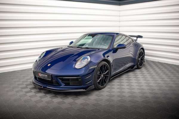 Porsche 911 Carrera Aero / Carrera GTS 992 - Lâmina frontal V.2 | PO-911-992-CA-AERO-FD2G | Produto Maxton Design distribuído por Unicartuning. Porsche 911 Carrera Aero / Carrera GTS 992 - Lâmina frontal V.2 | PO-911-992-CA-AERO-FD2G | Produto Maxton Design distribuído por Unicartuning.