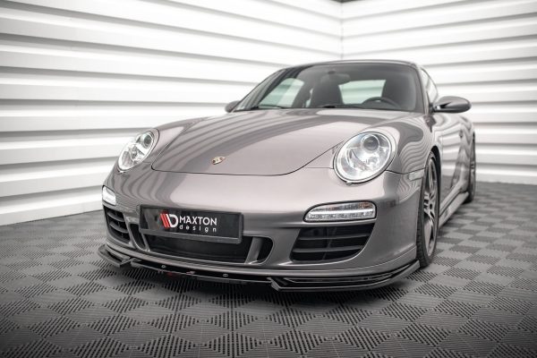 Porsche 911 Carrera / Carrera GTS 997 (facelift) - Lâmina frontal V.2 | PO-911-997F-CA-GTS-FD2G | Produto Maxton Design distribuído por Unicartuning.
