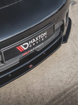 Porsche Panamera Turbo 970 (facelift) - Lâmina frontal V.2 | PO-PA-970-T-FD2G | Produto Maxton Design distribuído por Unicartuning.