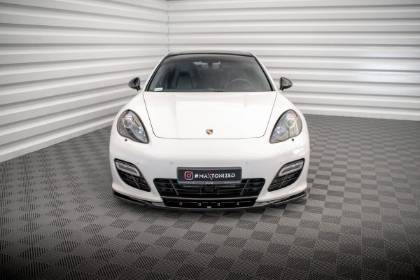 Porsche Panamera Turbo 970 - Lâmina frontal V.2 | PO-PA-970-TURBO-FD2G | Produto Maxton Design distribuído por Unicartuning.