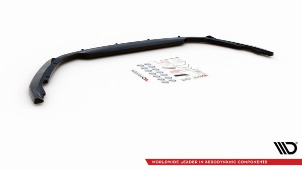 Renault Clio Mk5 - Lâmina frontal V.2 | RE-CL-5-FD2G | Produto Maxton Design distribuído por Unicartuning.