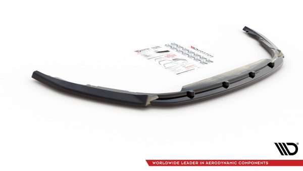 Renault Clio Mk5 - Lâmina frontal V.2 | RE-CL-5-FD2G | Produto Maxton Design distribuído por Unicartuning.